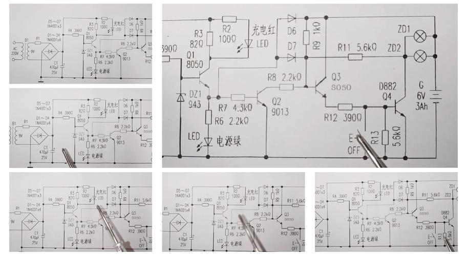 燈板電路圖講解