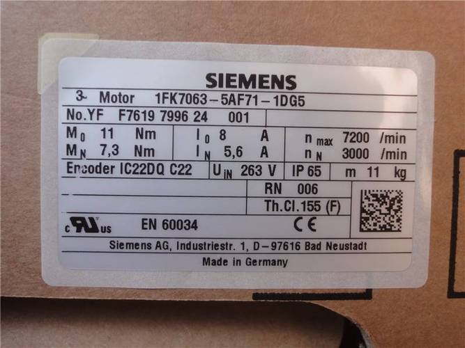 西門子伺服電機銘牌怎么看，西門子伺服電機價格