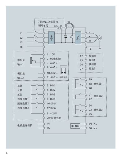 西門子變頻器接線圖視頻，西門子變頻器接線圖解
