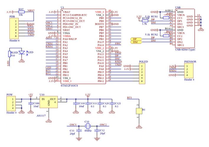邏輯板電路原理圖解