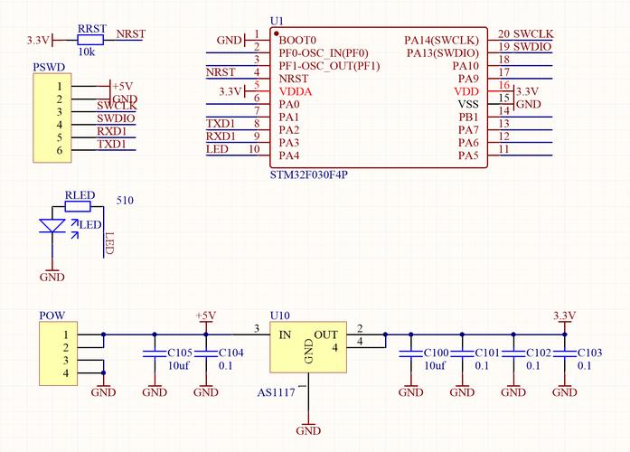 電路板維修測試儀原理圖