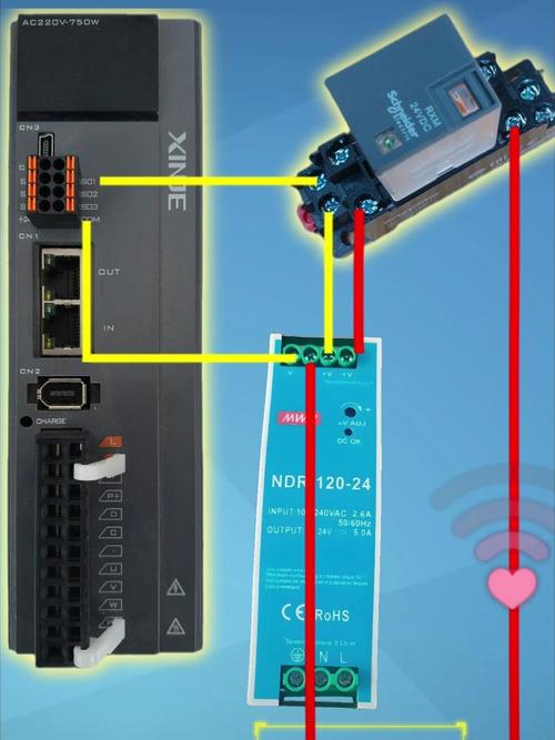 伺服電機抱閘實物接線圖，伺服電機抱閘原理圖片