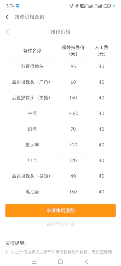 小米6觸摸屏維修價格