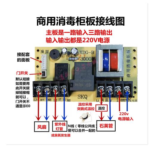 消毒柜電路板的維修方法及注意事項
