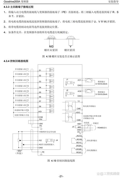 英威騰變頻器說明書，英威騰變頻器通電變頻